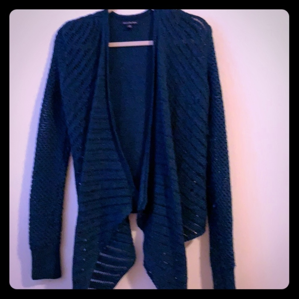 Blue cardigan